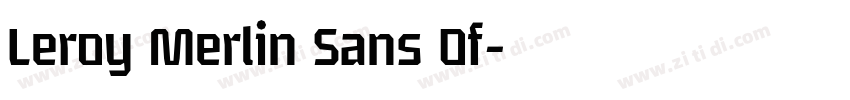 Leroy Merlin Sans Of字体转换